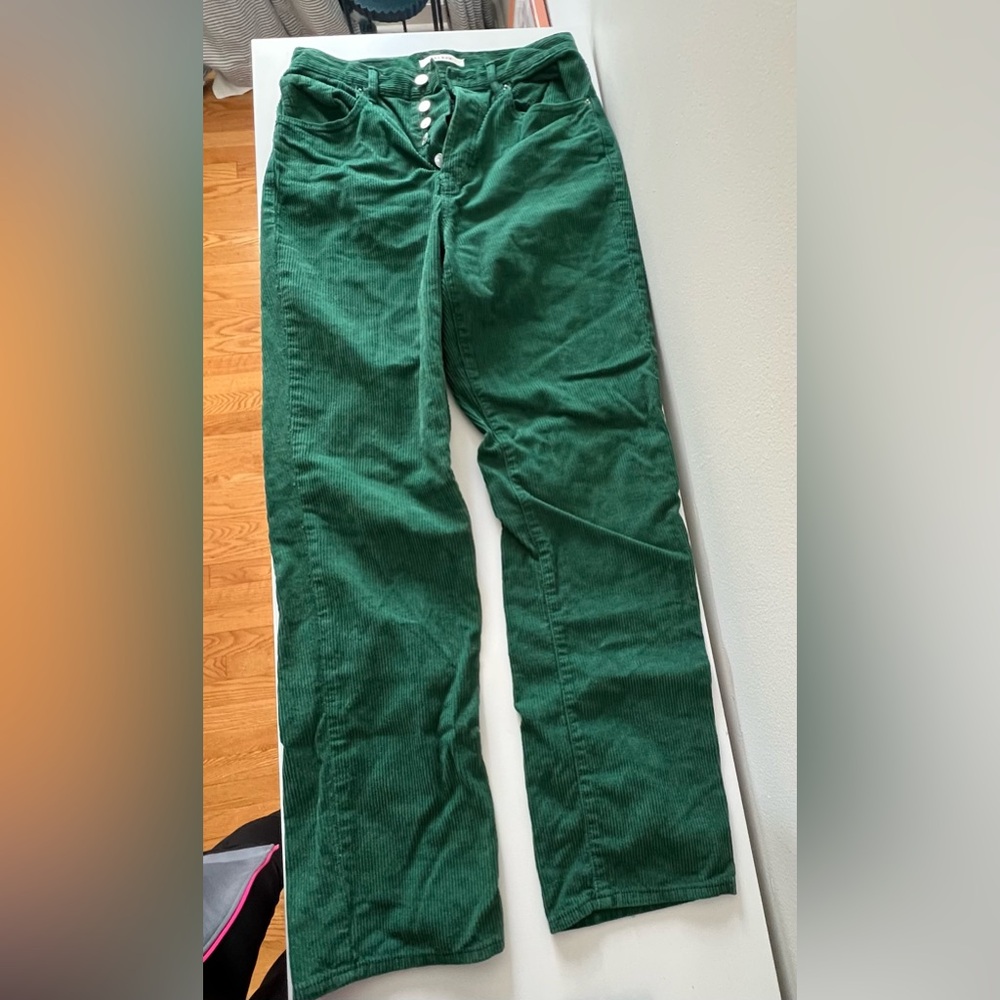PACSUN Green Corduroy Pants